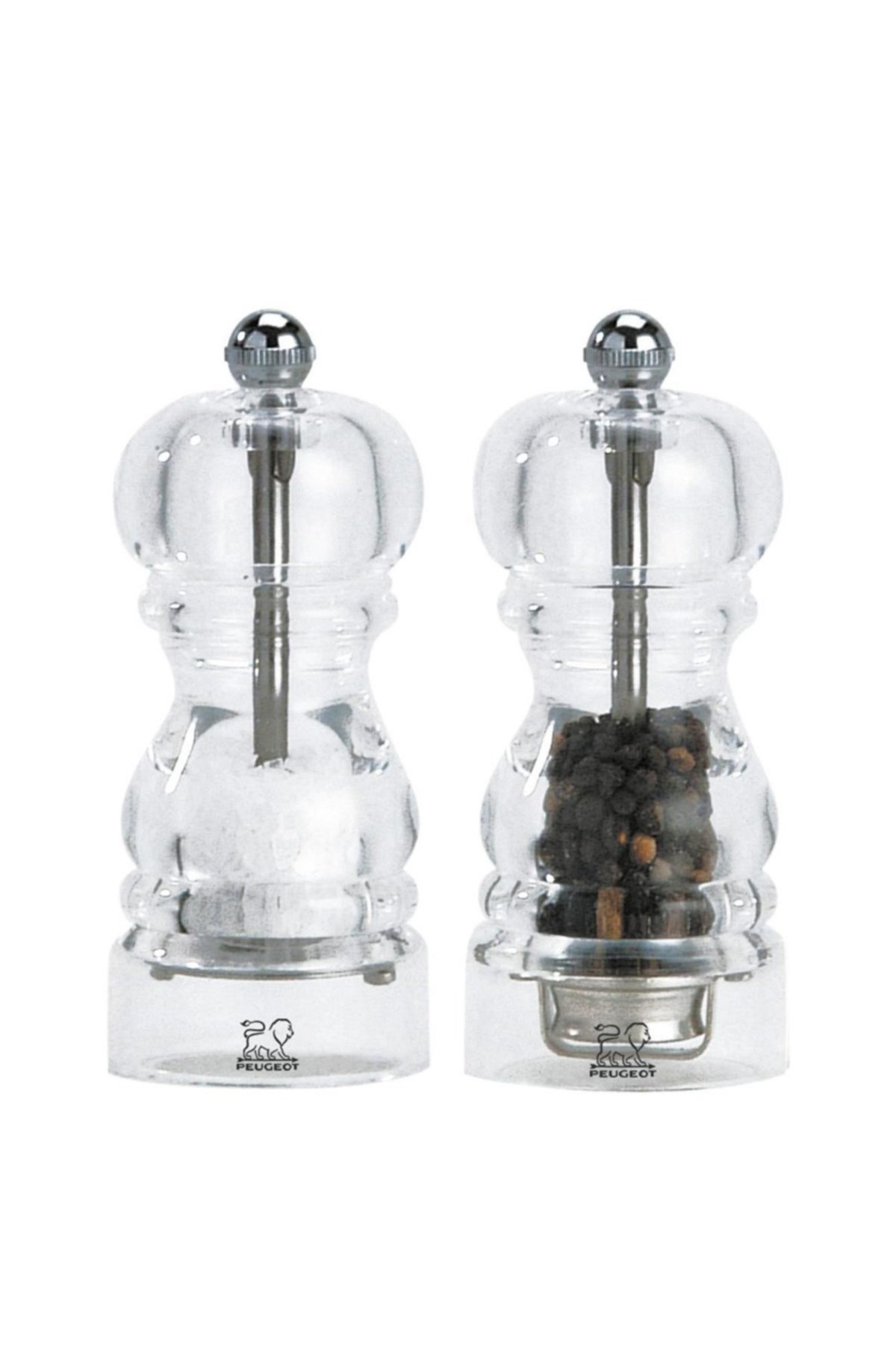 Peugeot Nancy Acrylic Tuz Ve Karabiber Değirmen Seti 12 Cm 