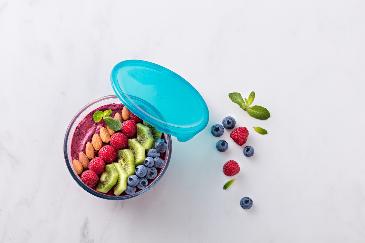 Pyrex 178P000/7046 Kapaklı Cam Kase 0,5 Litre 