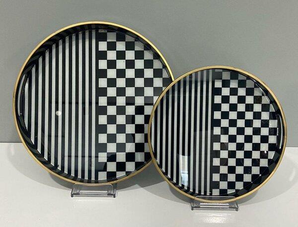 Roy King 385-9 Line 2'li Yuvarlak Tepsi FRM092 