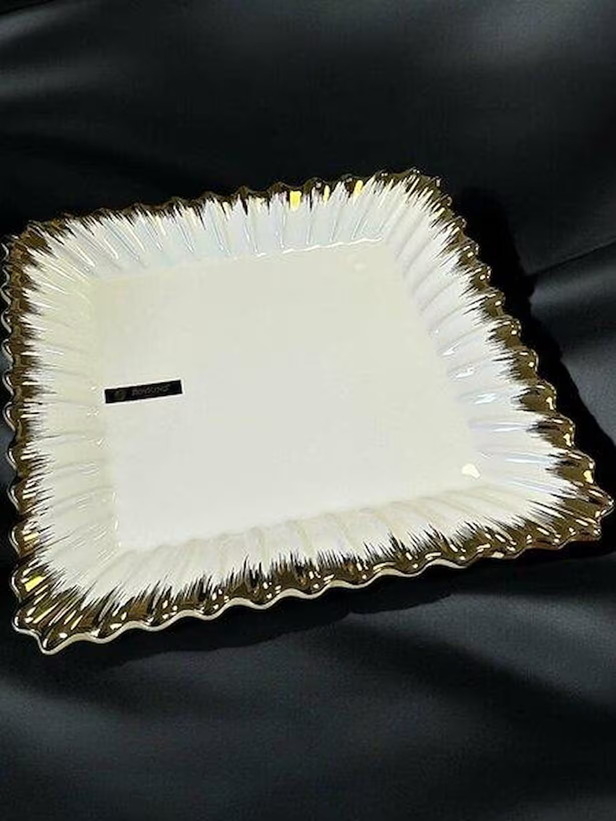 Roy King Line Gold Kare Sunum Tabak 27 Cm Gbs004 