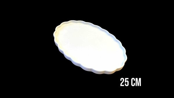 Roy King Twist 25 Cm Porselen Kayık Tabak Hrn007-3 