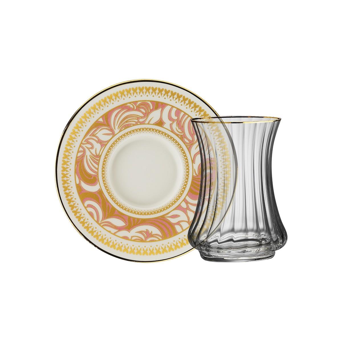 Sandro Moreno 1453 Şal Optik 12 Parça 6 Kişilik Çay Seti 110 Ml Ar263747 