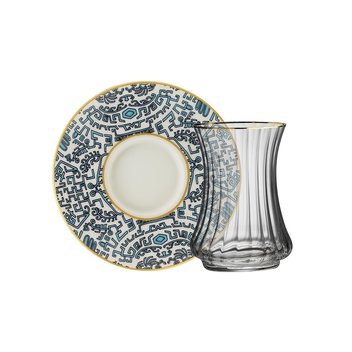 Sandro Moreno 1453 Şangay Optik 12 Parça 6 Kişilik Çay Seti 110 Ml Ar263754 