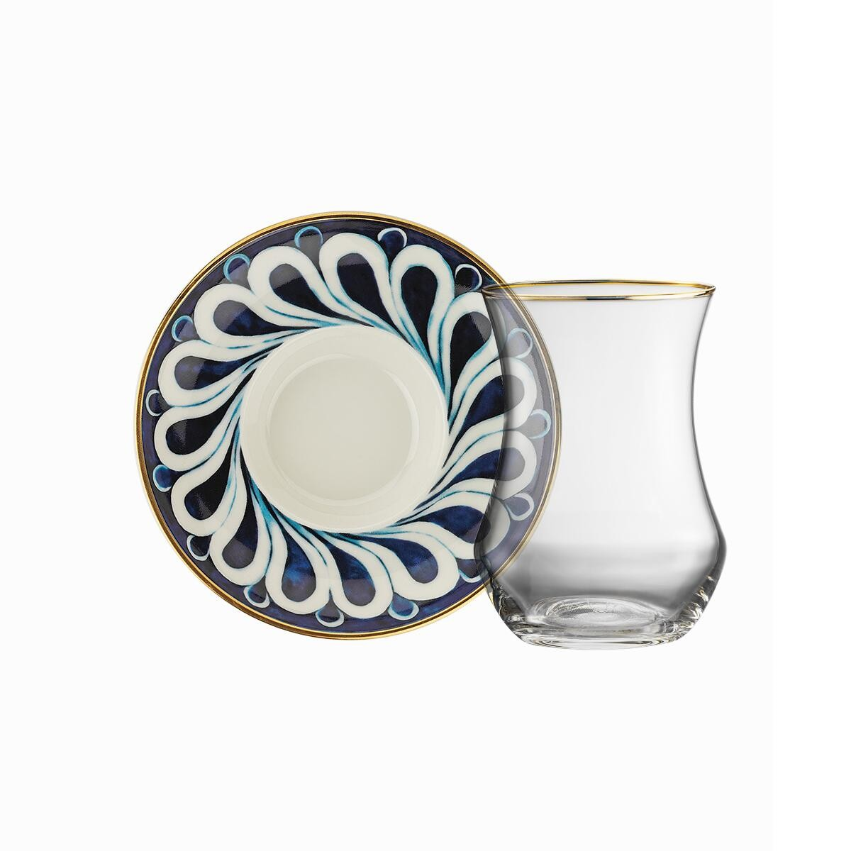 Sandro Moreno 1898 İznik 12 Parça 6 Kişilik Çay Seti 150 Ml Ar212626 