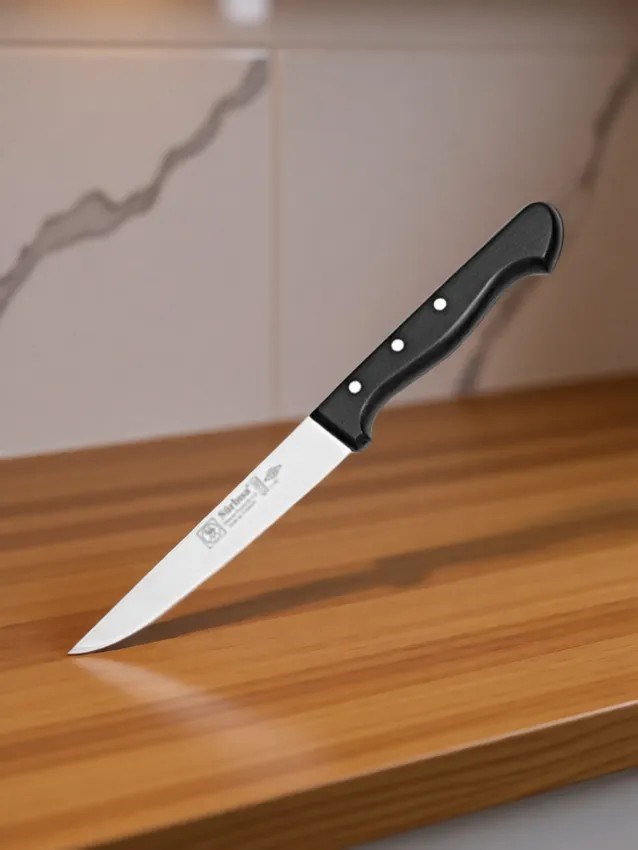Sürmene Et Ekmek Mutfak Bıçağı 24 Cm Paslanmaz Çelik Dilimleme Doğrama Kesim Bıçağı Sürbisa 61003 