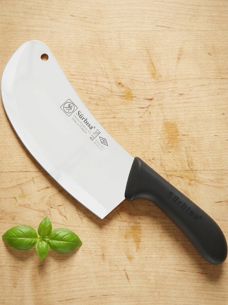 Sürmene Et Tavuk Kemik Soğan Doğrama Satırı 29 cm Keskin Çelik Uzman Mutfak Satır Sürbisa 61702 
