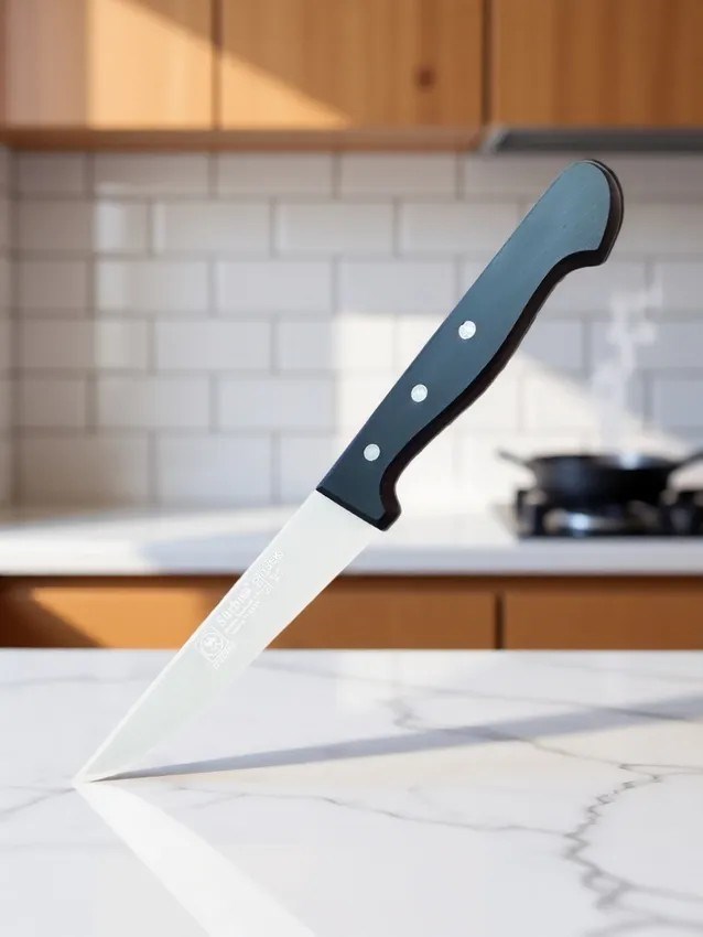 Sürmene Kasap Bıçağı 25 Cm Pimli Paslanmaz Çelik Sıyırma Doğrama Et Sebze Ekmek Mutfak Çeyiz Bıçağı 