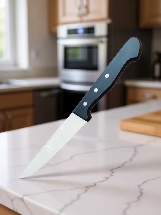 Sürmene Kasap Bıçağı 25 Cm Pimli Paslanmaz Çelik Sıyırma Doğrama Et Sebze Ekmek Mutfak Çeyiz Bıçağı 
