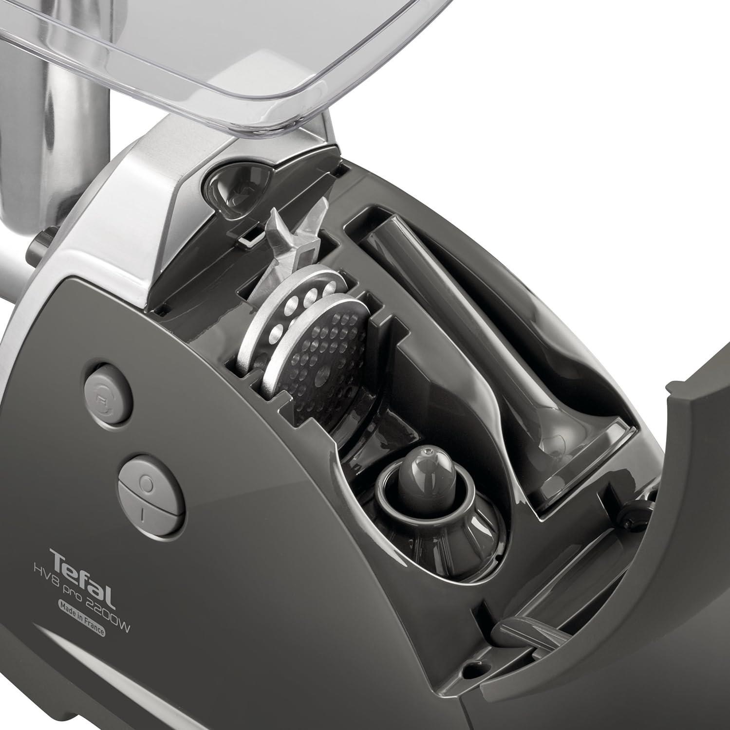 Tefal HV8 Pro 9in1 2200 Watt Paslanmaz Çelik Kıyma Makinesi 