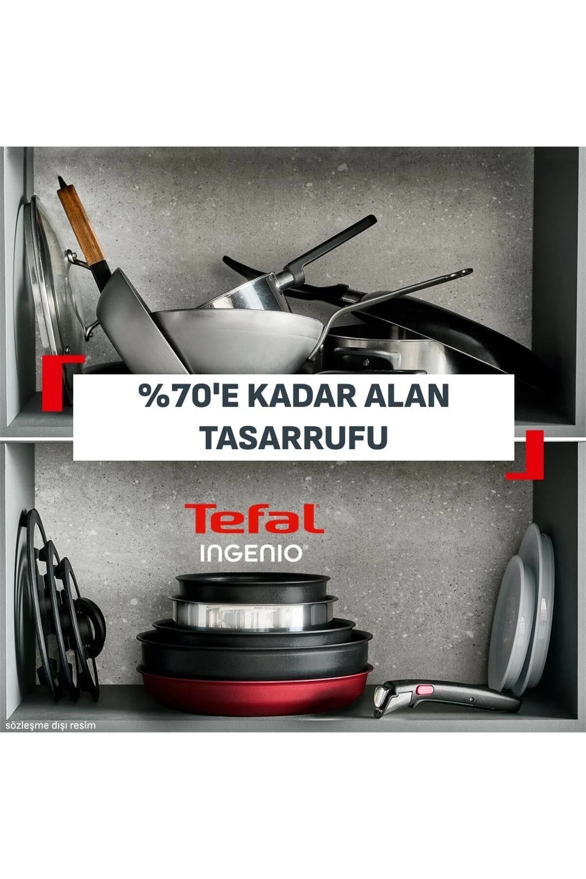 Tefal Ingenio Experience Fusion Core 9x Büyük Tava ve Tencere Seti 11 Parça 