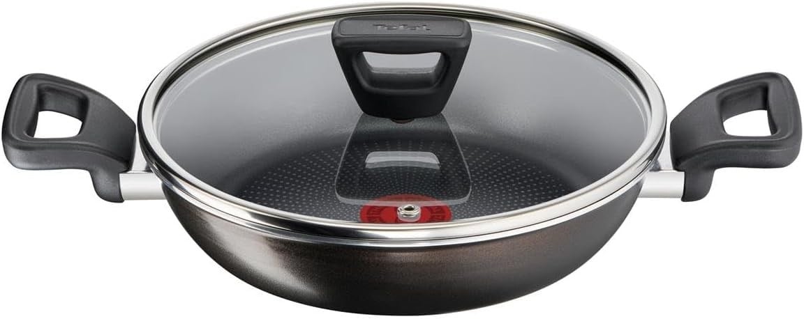 Tefal Titanyum 2X XL Difüzyon Tabanlı Kapaklı Sahan 24 Cm 