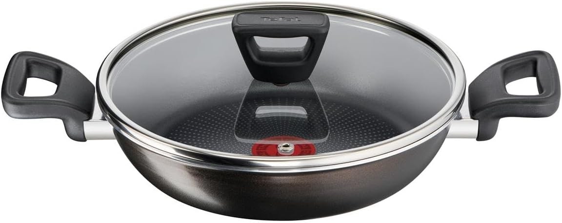Tefal Titanyum 2X XL Difüzyon Tabanlı Kapaklı Sahan 24 Cm 