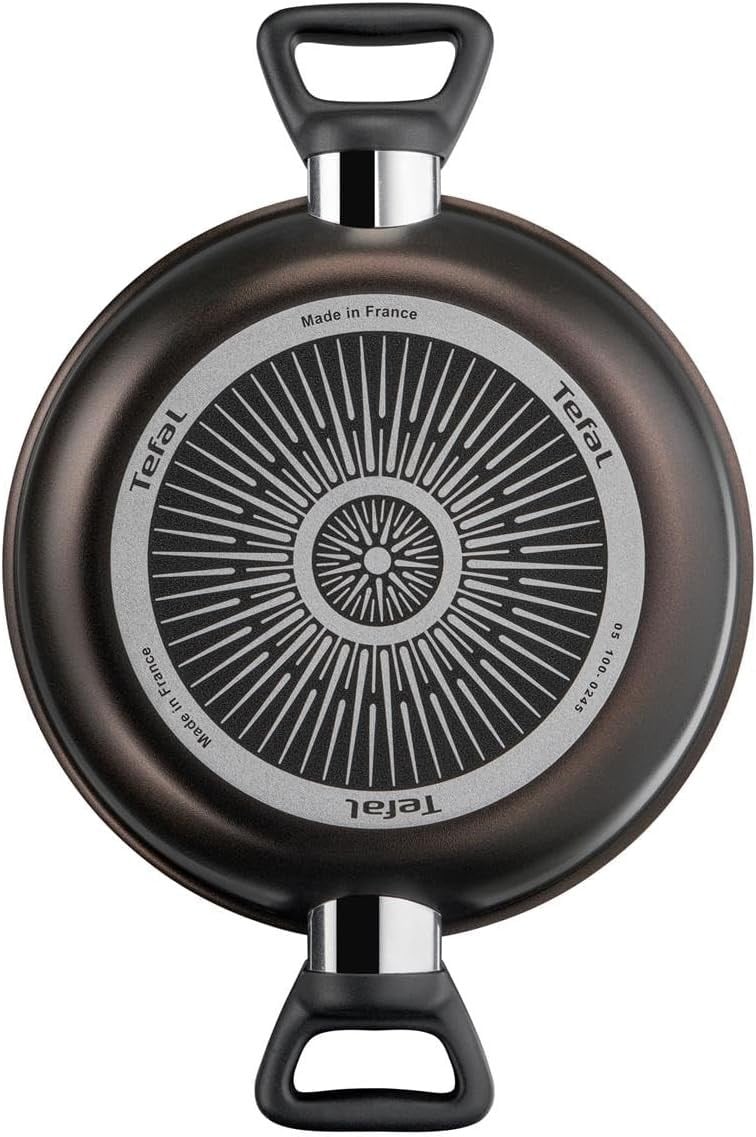 Tefal Titanyum 2X XL Difüzyon Tabanlı Kapaklı Sahan 24 Cm 