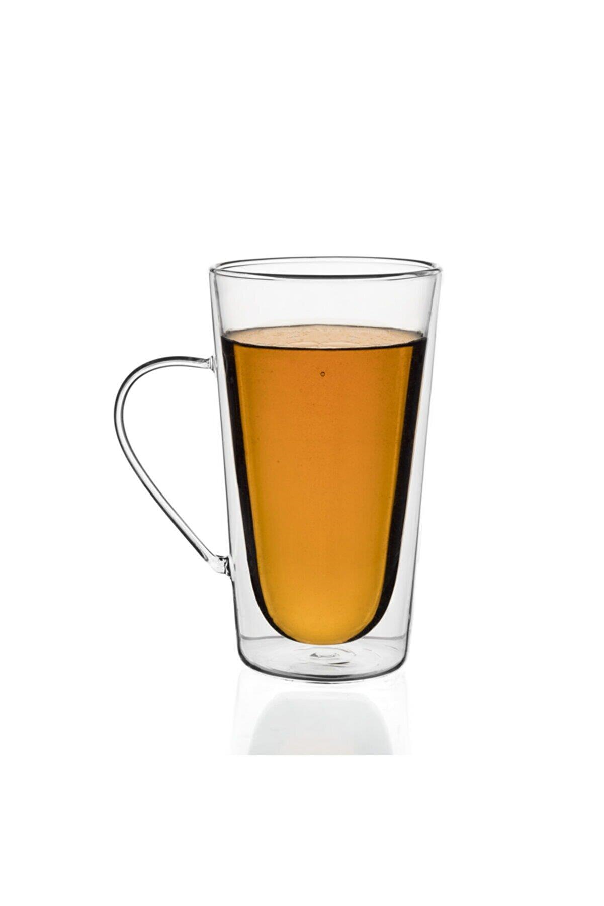 Ultraform Çift Cidarlı Cam Bardak 380 ML 