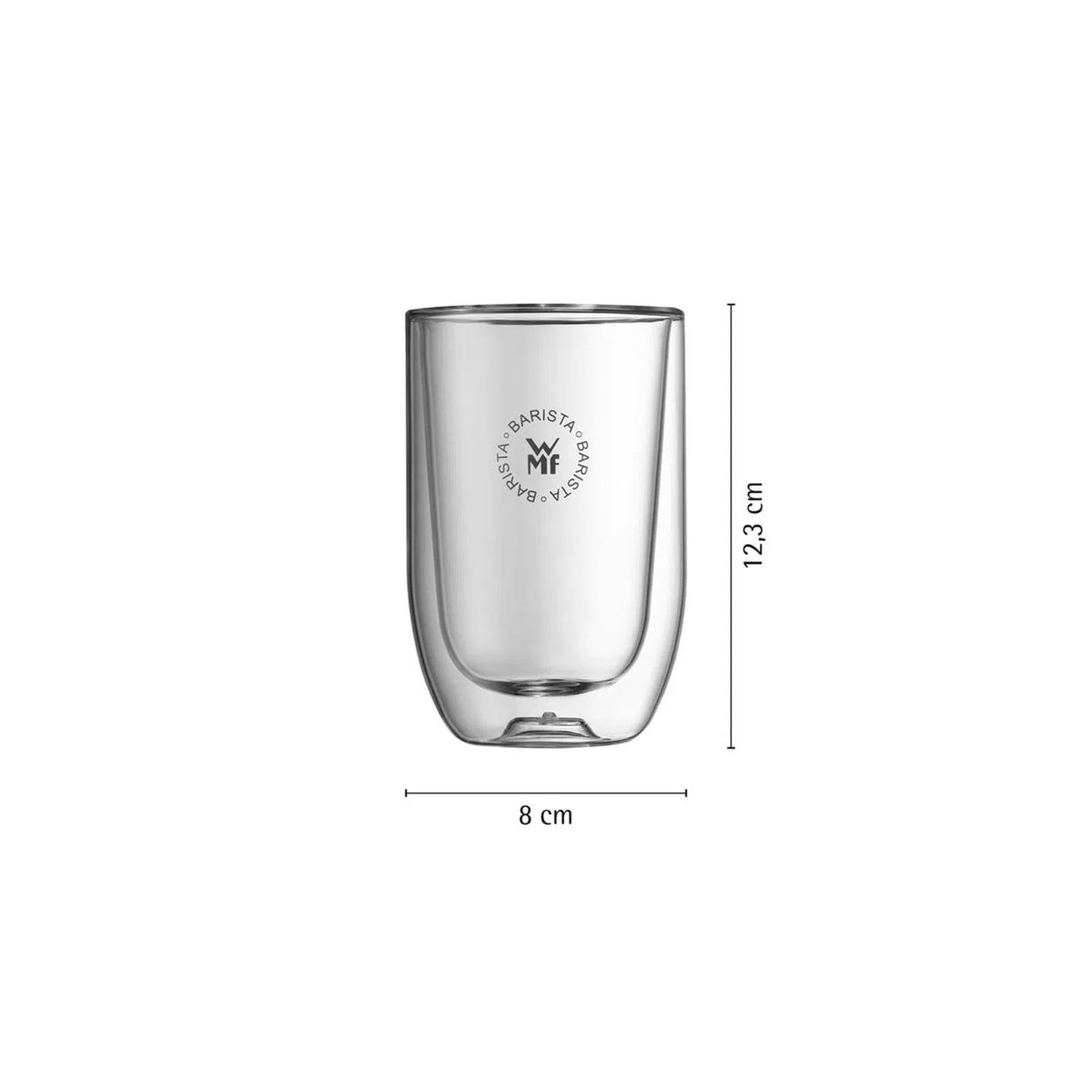 WMF Barista Cam Kahve Bardağı 2li 3201112011 