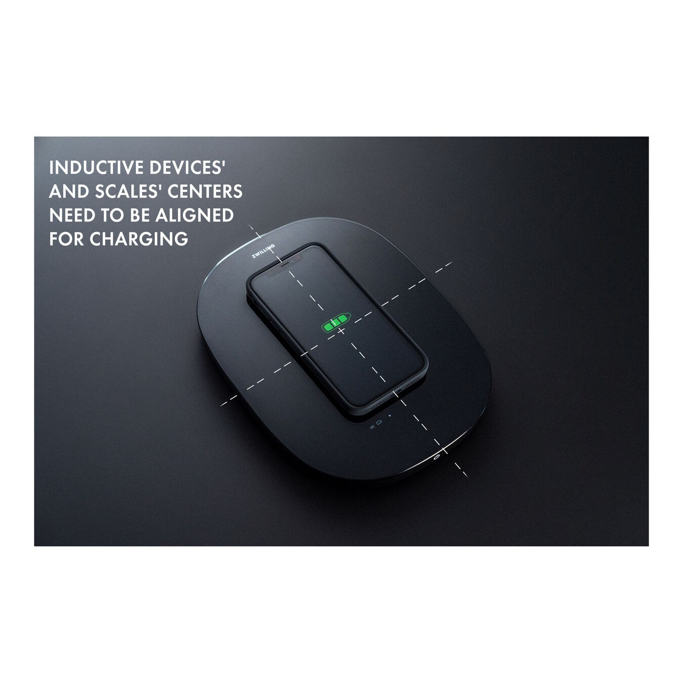 Zwilling 531044010 Enfinigy Mutfak Tartısı Siyah Magsafe Özellikli 