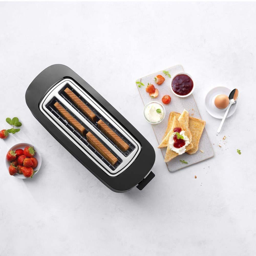 Zwilling Enfinigy Ekmek Kızartma Makinesi Siyah 2 Yuva 4 Dilim 530090020 
