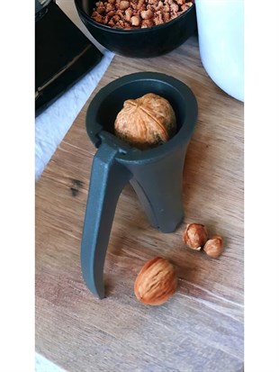 Akyüz Home Ceviz Ve Fındık Kıracağı Döküm Metal Fındık Kırma Aleti Fındık Kırıcı Siyah 