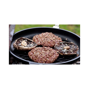 Amt Delikli Döküm Bbq Tava 32 Cm Sökülebilir Sap 432BBQEZ20B 