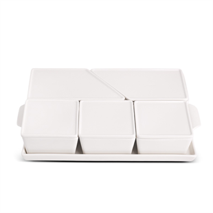 Aryıldız 11 Parça Tepsili Porselen Kahvaltılık Ar249314 