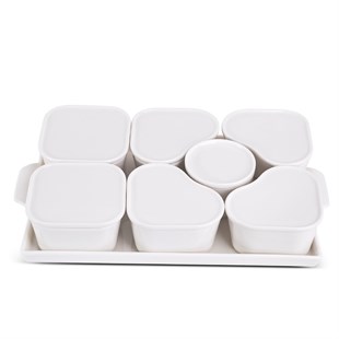 Aryıldız 15 Parça Tepsili Oval Porselen Kahvaltılık Ar249345 
