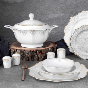 Aryıldız 60 Parça Porselen Yemek Takımı 40022 