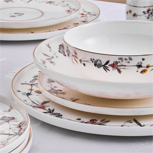 Aryıldız Alesta 60 Parça 12 Kişilik Porselen Yemek Takımı Ar259351 