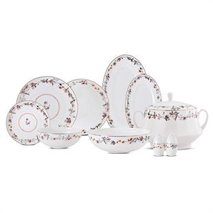 Aryıldız Alesta 60 Parça 12 Kişilik Porselen Yemek Takımı Ar259351 