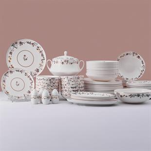 Aryıldız Alesta 60 Parça 12 Kişilik Porselen Yemek Takımı Ar259351 