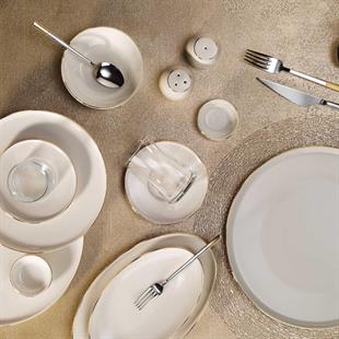 Aryıldız Aria 35 Parça Porselen Kahvaltı Takımı Gold Ar4056301 