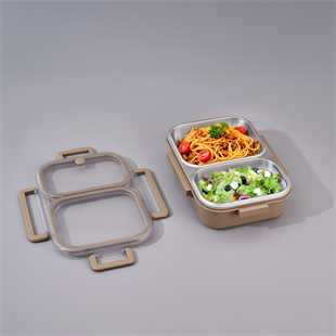 Aryıldız Bento Lunch Box Yemek Termosu Haki 2 Bölmeli Ar262191 