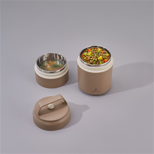Aryıldız Bento Lunch Box Yemek Termosu Katlı Haki 620 Ml Ar262252 