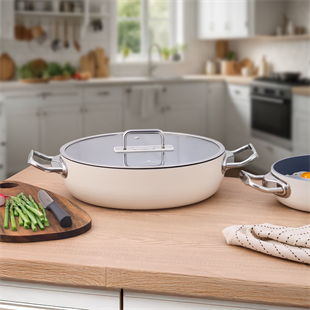 Aryıldız Colombus Crystal Seramik Kısa Tencere 28 Cm Ar260623 