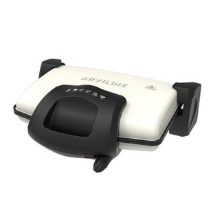 Aryıldız Contact Grill Tost Makinesi Krem Ar256732 