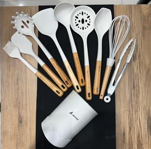 Aryıldız Dailytools Silikon Mutfak Seti 10 Parça Beyaz Ar261651 