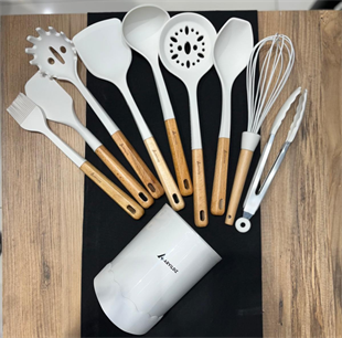 Aryıldız Dailytools Silikon Mutfak Seti 10 Parça Beyaz Ar261651 