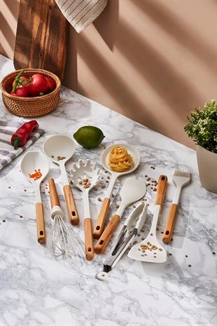 Aryıldız Dailytools Silikon Mutfak Seti 10 Parça Beyaz Ar261651 