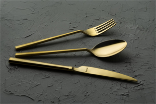 Aryıldız De Luxe S Gold Pvd 89 Parça Altın Çatal Kaşık Bıçak Takımı 