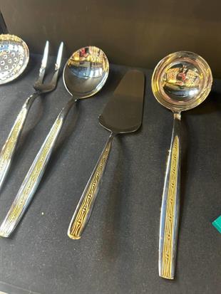 Aryıldız Efes Gold 5 Parça Çelik Servis Takımı 