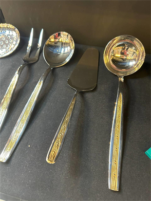 Aryıldız Efes Gold 5 Parça Çelik Servis Takımı 