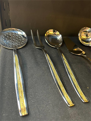 Aryıldız Efes Gold 5 Parça Çelik Servis Takımı 