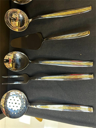 Aryıldız Efes Gold 5 Parça Çelik Servis Takımı 