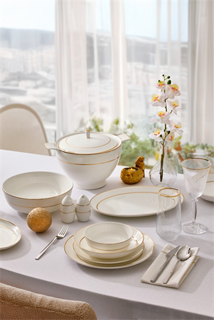 Aryıldız Glamour 60 Parça Porselen Yemek Takımı Ar259788 