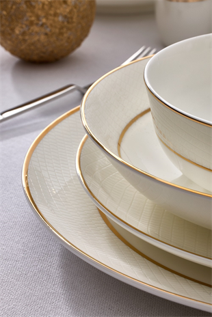 Aryıldız Glamour 60 Parça Porselen Yemek Takımı Ar259788 