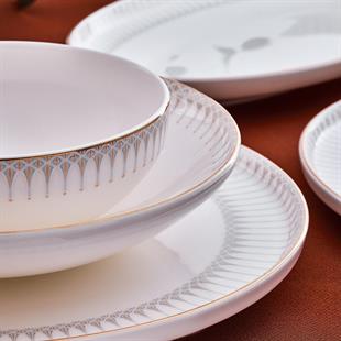 Aryıldız İdole 60 Parça 12 Kişilik Porselen Yemek Takımı Ar259344 