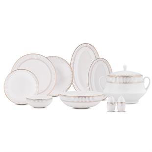 Aryıldız İdole 60 Parça 12 Kişilik Porselen Yemek Takımı Ar259344 