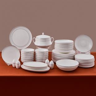 Aryıldız İdole 60 Parça 12 Kişilik Porselen Yemek Takımı Ar259344 