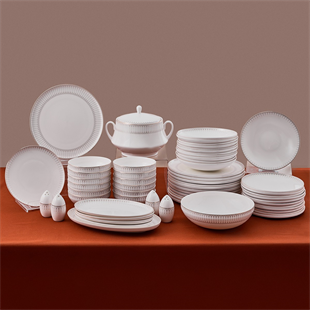 Aryıldız İdole 60 Parça 12 Kişilik Porselen Yemek Takımı Ar259344 