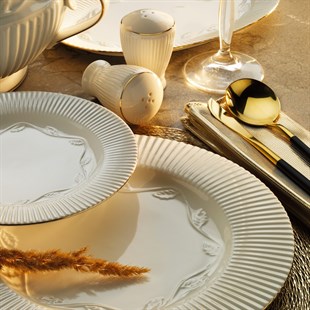 Aryıldız Karen Altın 60 Parça Porselen Yemek Takımı Ar250570 