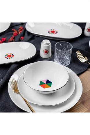 Aryıldız Klaus 30 Parça Porselen Yemek Takımı Ar037676 